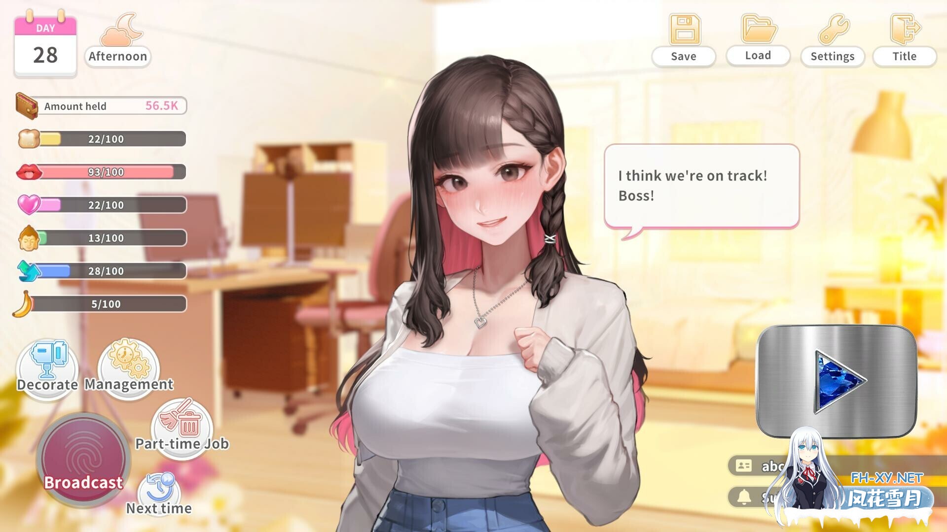 [SLG/AI作画/STEAM官中/步兵/巨乳/中出/更新]直播开始！VTuber 训练 /Streaming ON! VTuber Training[Ver1.0.21][PC/700M]-2.jpg