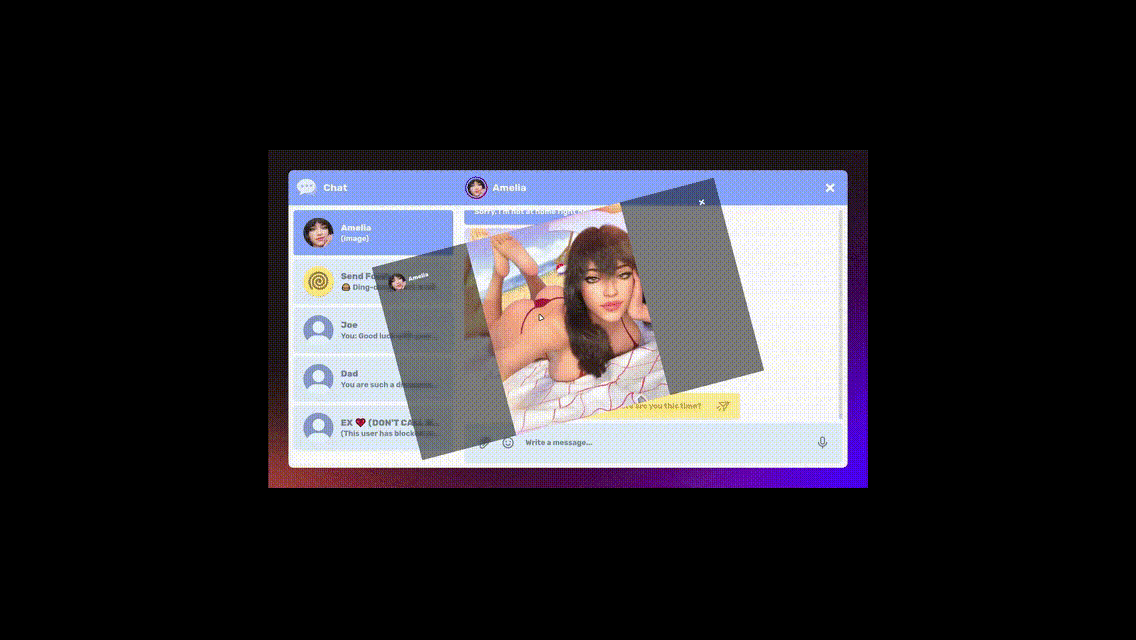 [SLG/官中/步兵/3D/巨乳]色色聊天/Naughty Chat[PC/420M]-1.gif