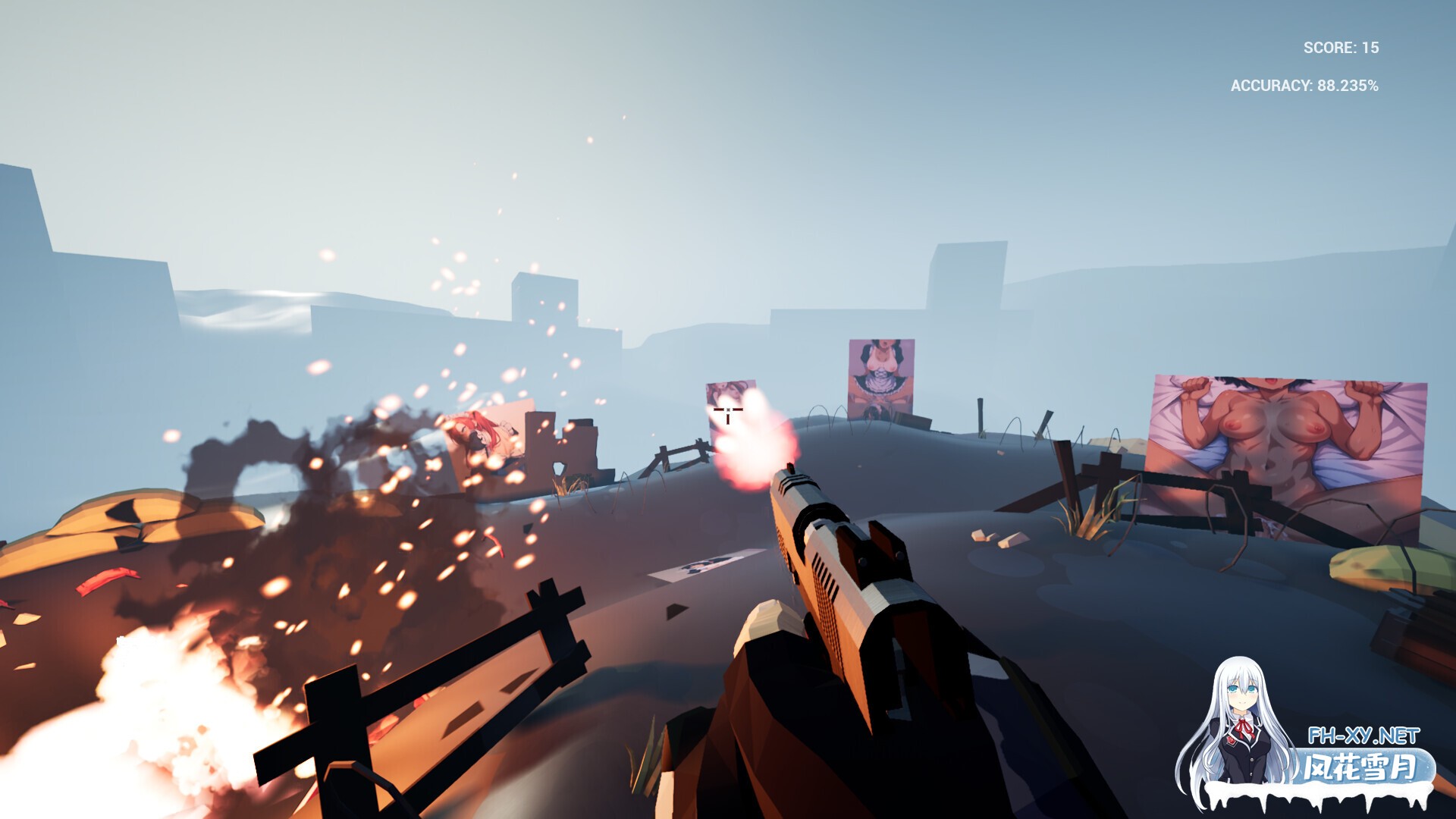 [FPS/STEAM官中/步兵/巨乳/部分AI作画]瞄准训练器/Gooning Aim Trainer[PC/1.10G]-3.jpg