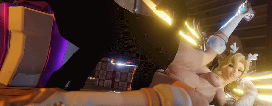 Blueberg 12月新作：天使+瑞秋+雾子+爱丽丝+蒂法 性感女神姐妹花激情双飞-6.gif