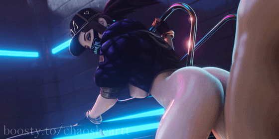 chaosheartt 2月新作：扳机+阿卡丽+艾希+2B [3D/无修/CV]-6.gif