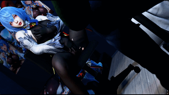 szyca 3月新作：甘雨的摄影日常 性感COS被摄影师侵犯中出-2.gif