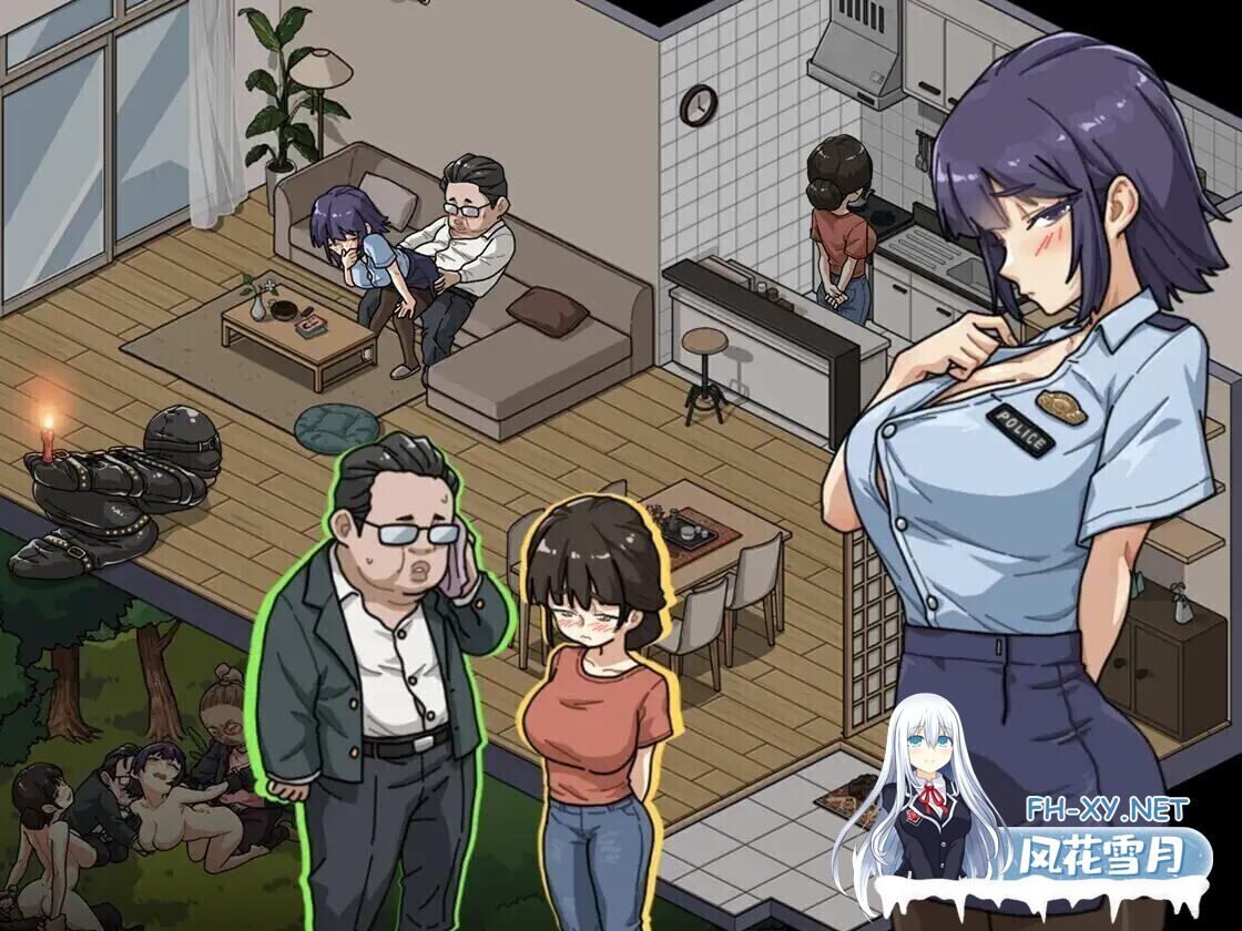 [SLG/官中/动态]极道无赖EX女警・鮎川光–从处女蜕变为变态的分岔路 極道無頼EX女警・鮎川光–処女が変態に変わる分かれ v1.1.1 官方中文版[2.3G]-6.jpg